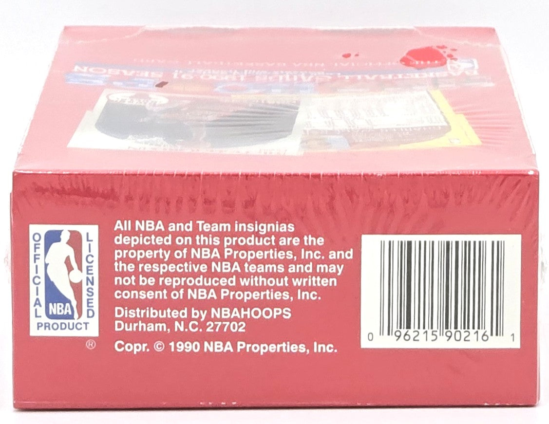 1990/91 NBA Hoops Basketball Card Series 2 Wax Box (36 Packs) Sealed