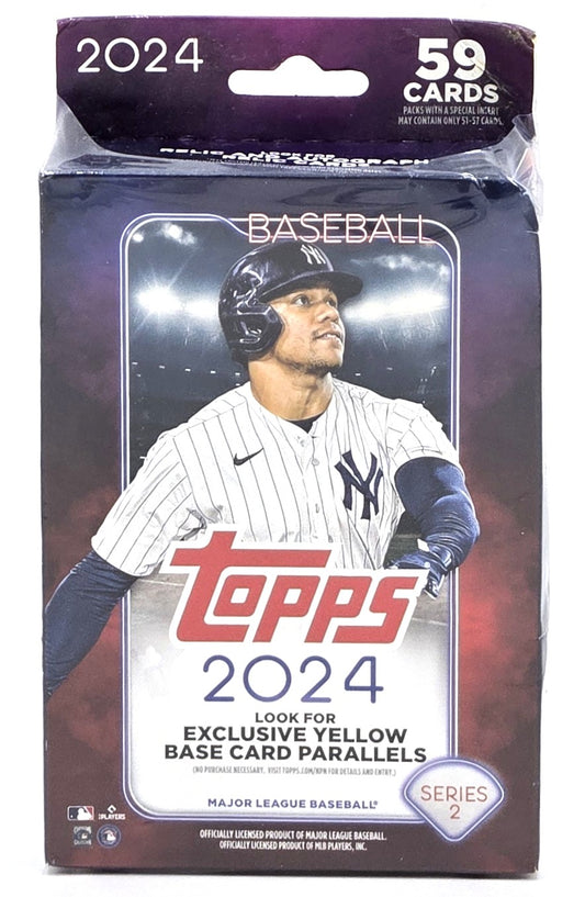 2024 Topps Series 2 MLB Baseball Card Hanger Box (59 Cards) Sealed