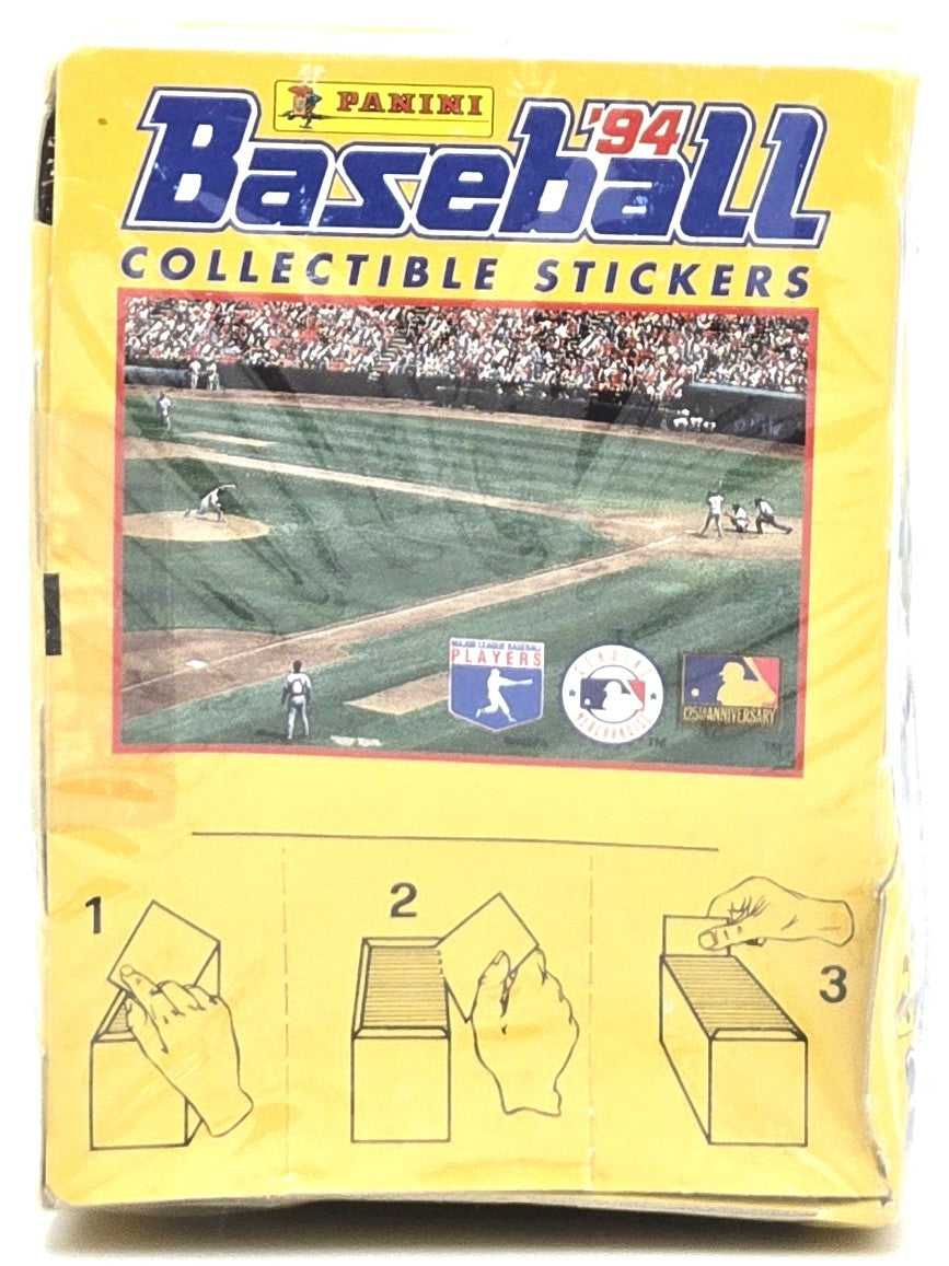 1994 Panini MLB Baseball Collectible Album Sticker Box (50 Packs) Sealed
