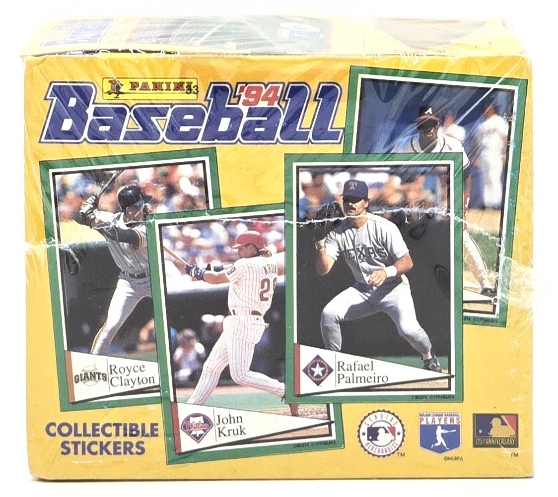 1994 Panini MLB Baseball Collectible Album Sticker Box (50 Packs) Sealed