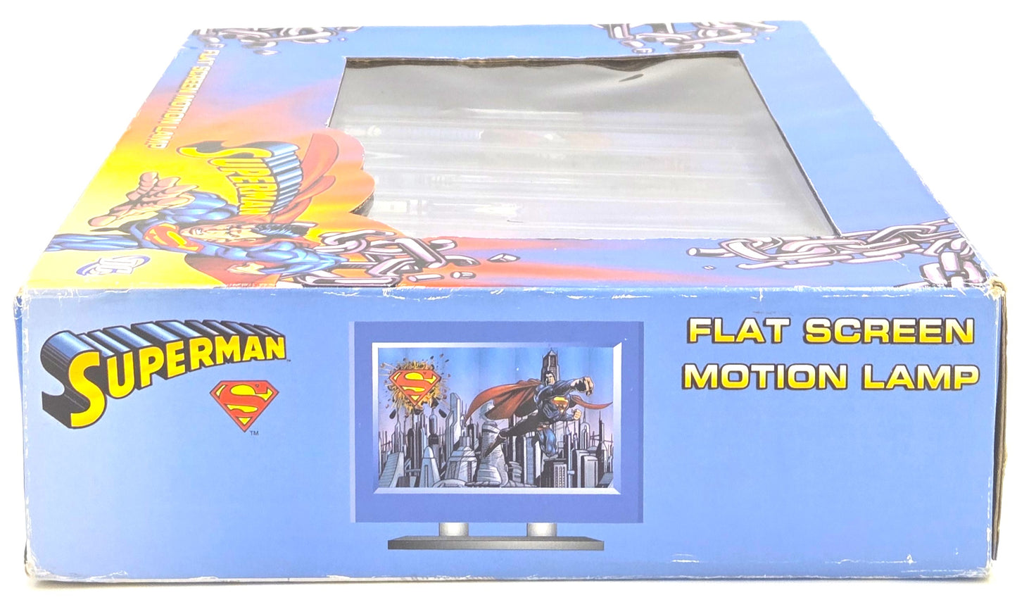 Vintage DC Superman Flat Screen Motion Lamp - Working