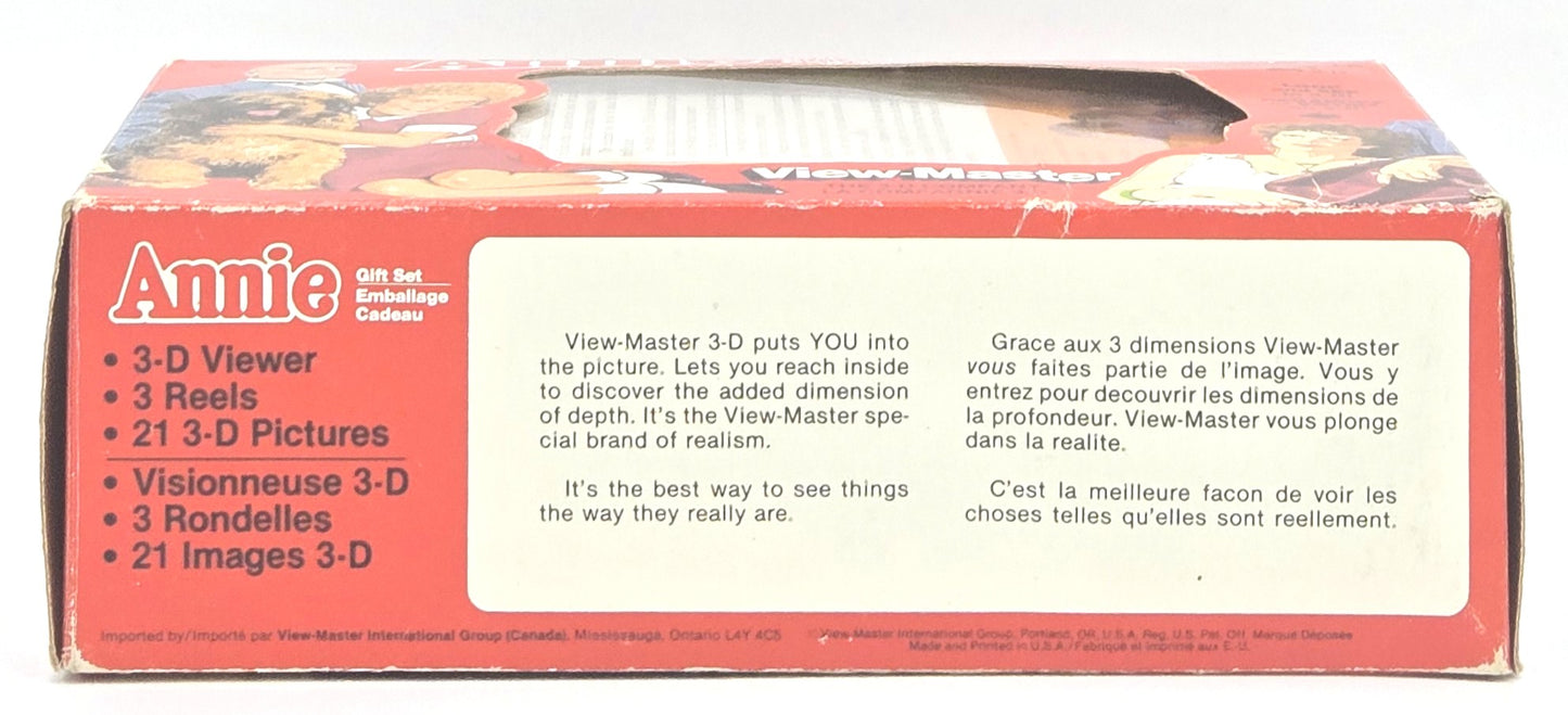 1982 View-Master Annie Movie Gift Set Vintage 3D Viewer in Box