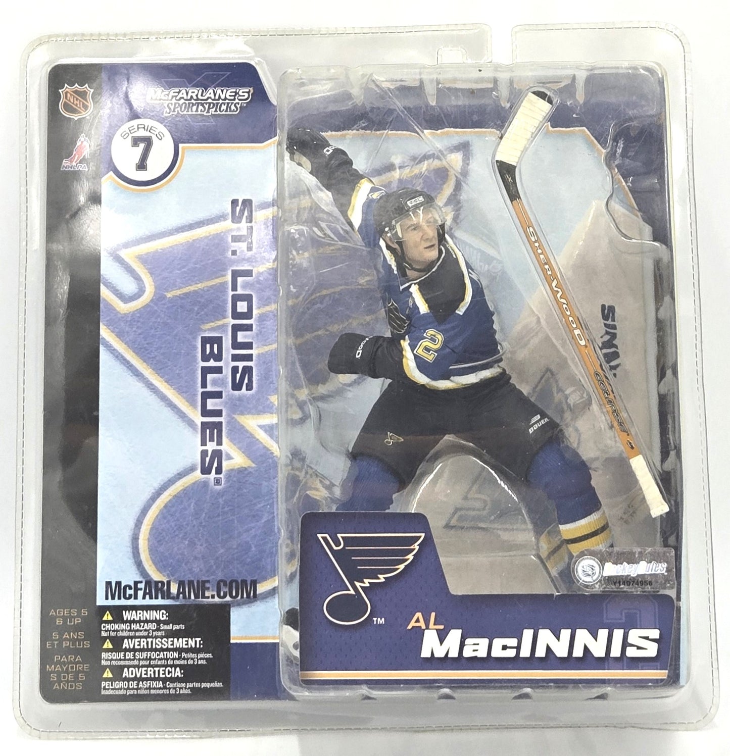 2003 McFarlane's Sportspicks Series 7 Al MacInnis Vintage Hockey Figure