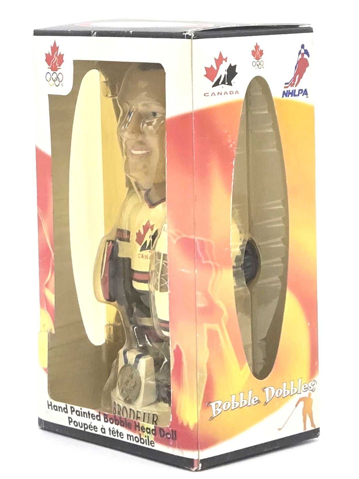 2002 Bobble Dobbles Olympic Team Canada Martin Brodeur Vintage Hockey Hand-Painted Bobblehead