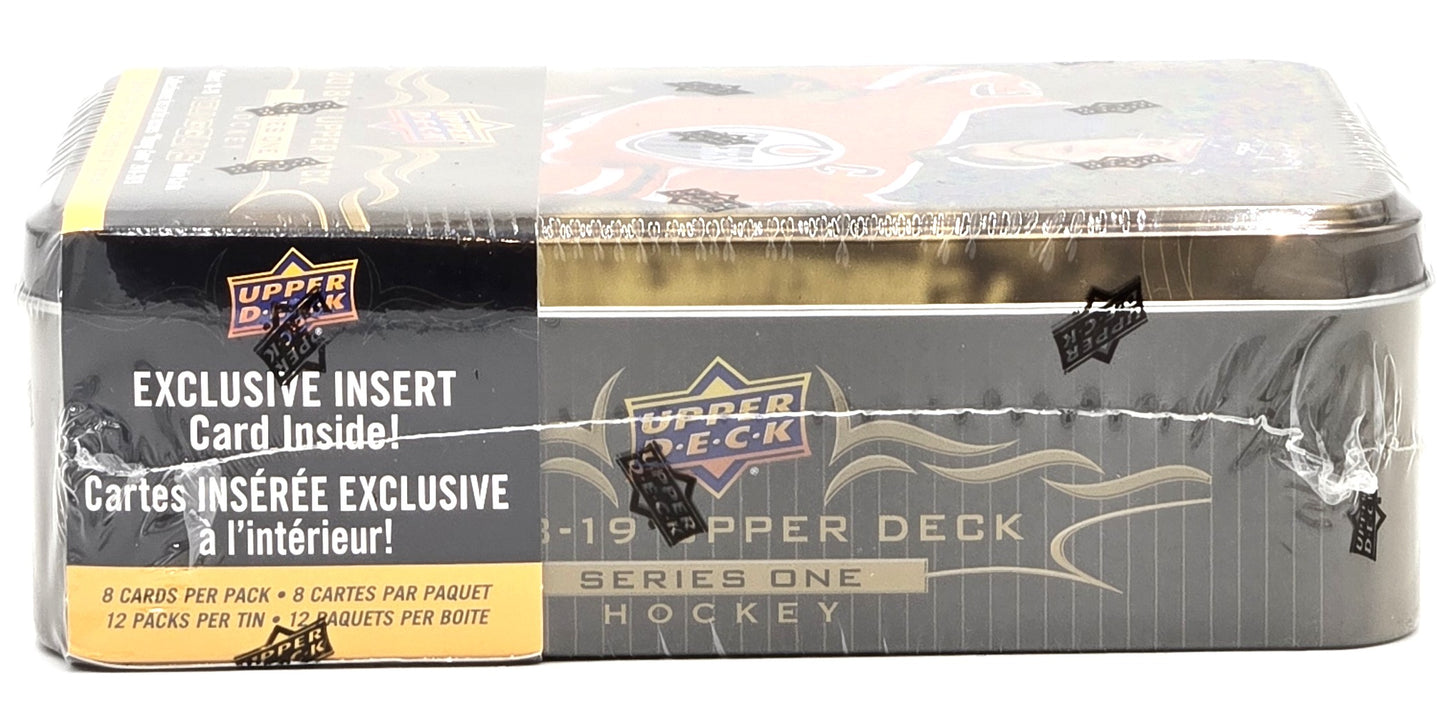 2018/19 Upper Deck Series One Hockey Cards Tin Box (12 Packs)