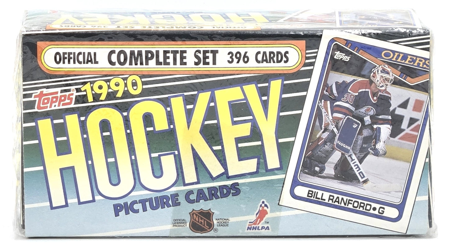 1990 Topps NHL Hockey Official Complete Set (396 Cards)