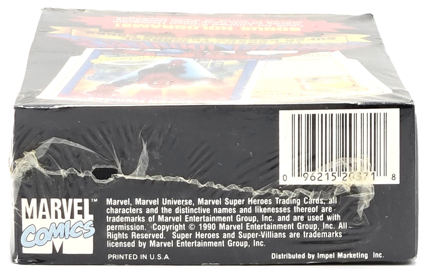 1990 Impel Marvel Universe Wax Box (36 Packs) Sealed