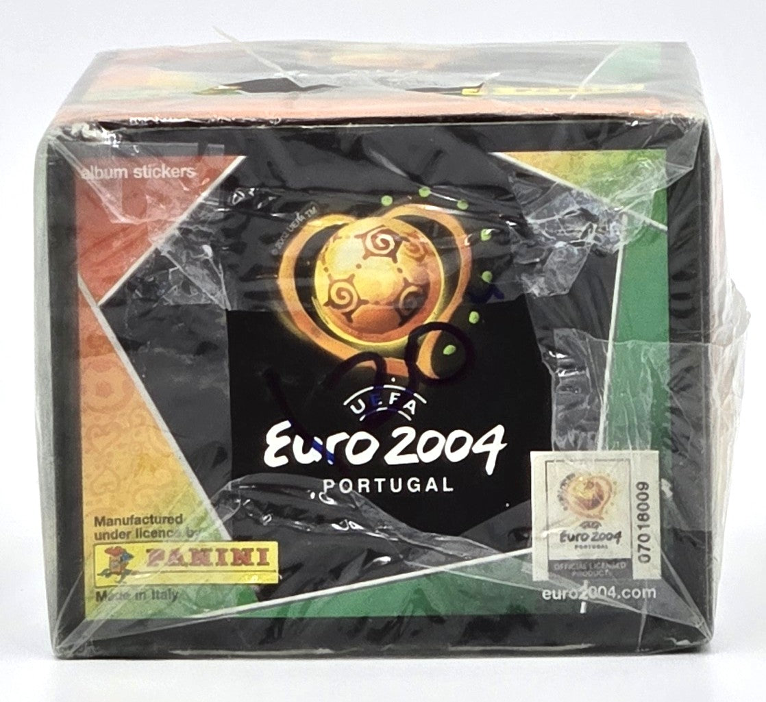 2004 Panini UEFA Euro 2004 Portugal Soccer Card Box (50 Packs) Sealed Possible Cristisno Ronaldo Rookie
