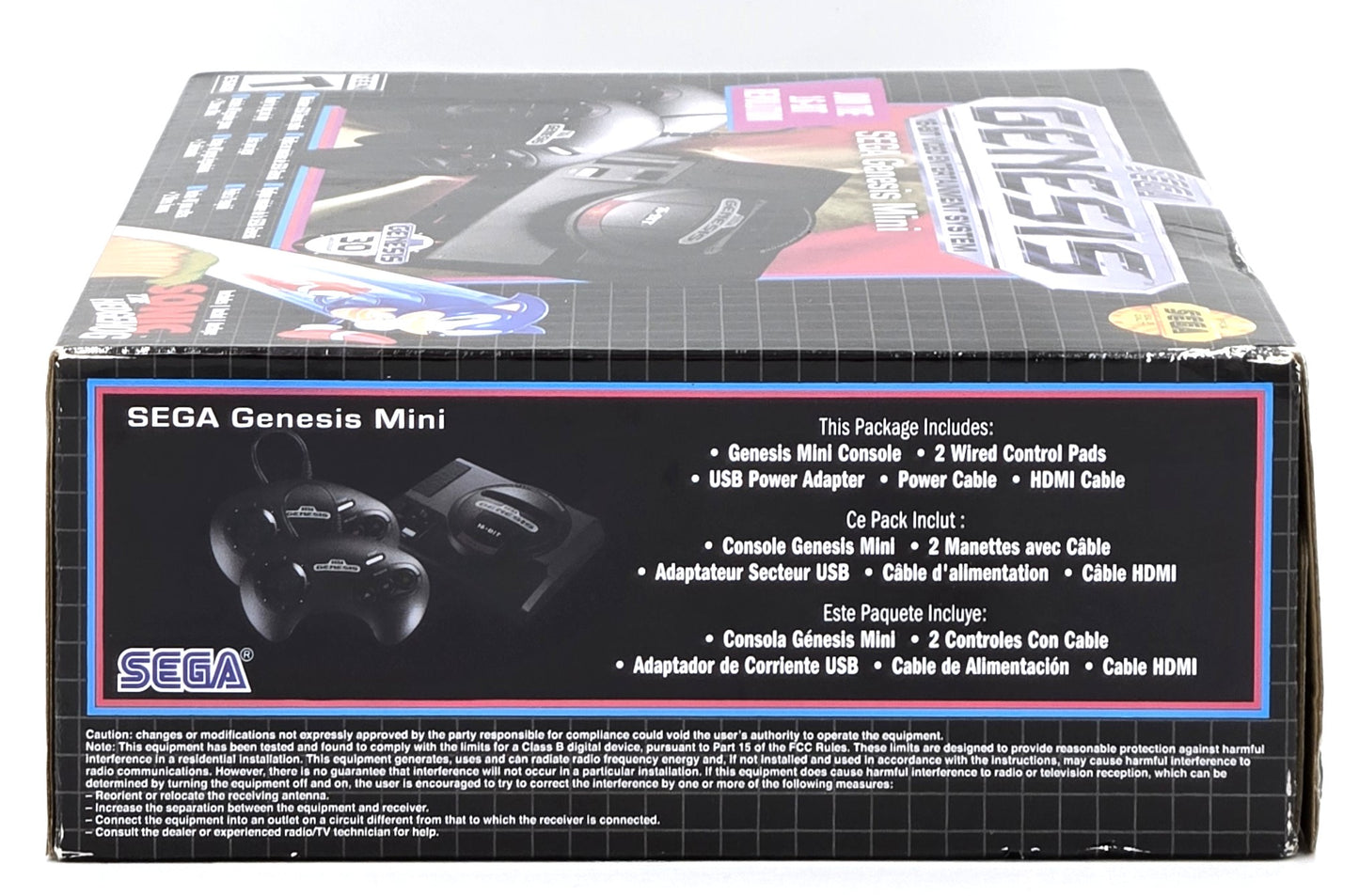 2019 Sega Genesis Mini Replica Console (MK-16000) – Complete in Box (CIB)