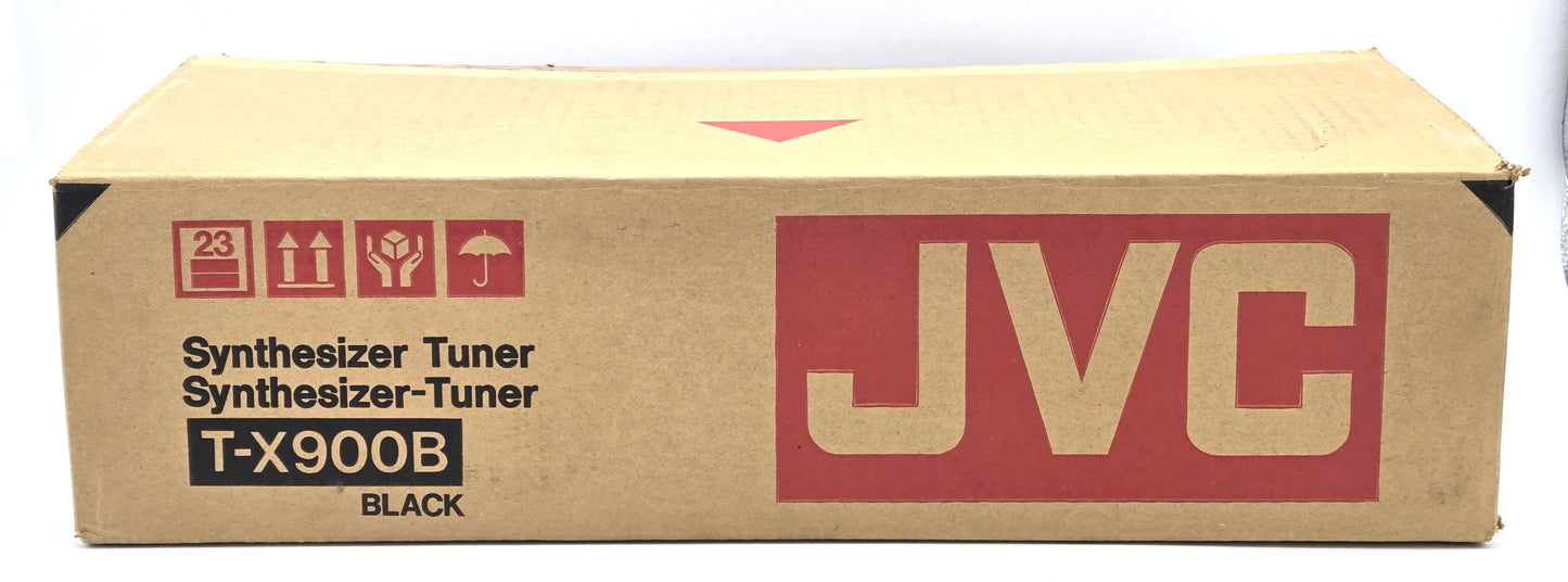 Barely Used 1983 JVC T-X900B Computer Controlled Synthesizer AM/FM Tuner in Original Open Box Made in Japan