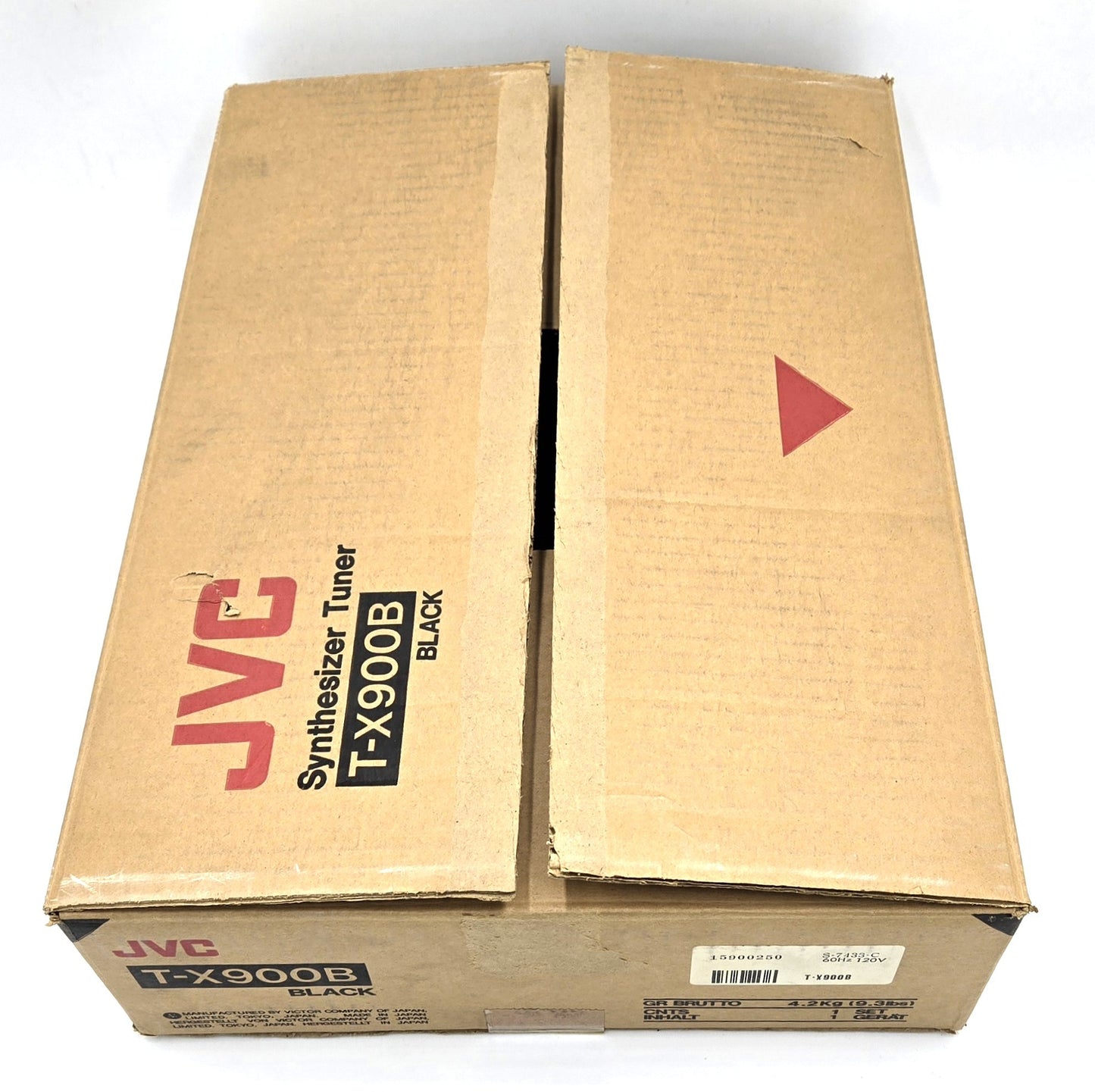 Barely Used 1983 JVC T-X900B Computer Controlled Synthesizer AM/FM Tuner in Original Open Box Made in Japan