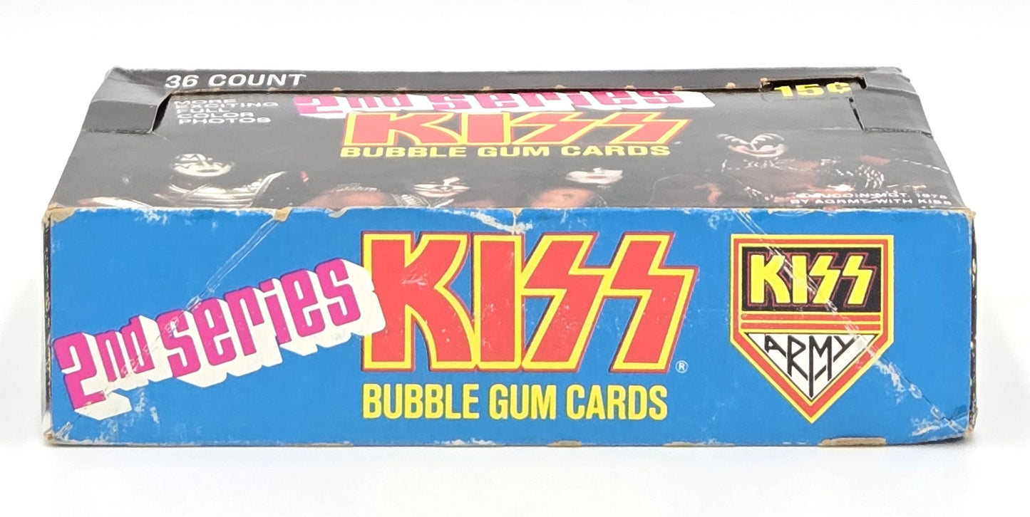 1978 Donruss KISS Army 2nd Series Bubble Gum Trading Cards Wax Box (36 Packs)