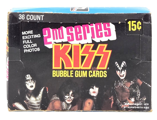 1978 Donruss KISS Army 2nd Series Bubble Gum Trading Cards Wax Box (36 Packs)