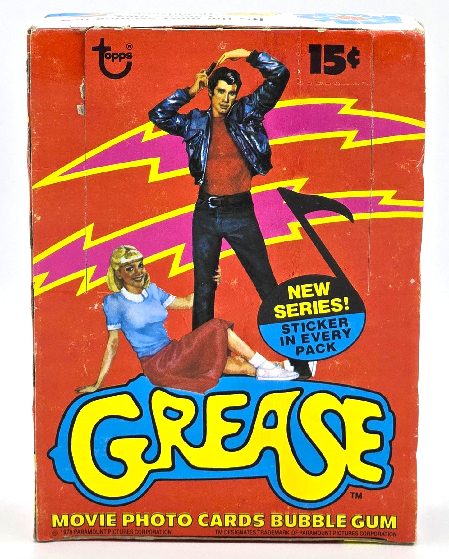 1978 Topps Grease Movie Trading Cards Rare Series Two Wax Box (36 Packs)