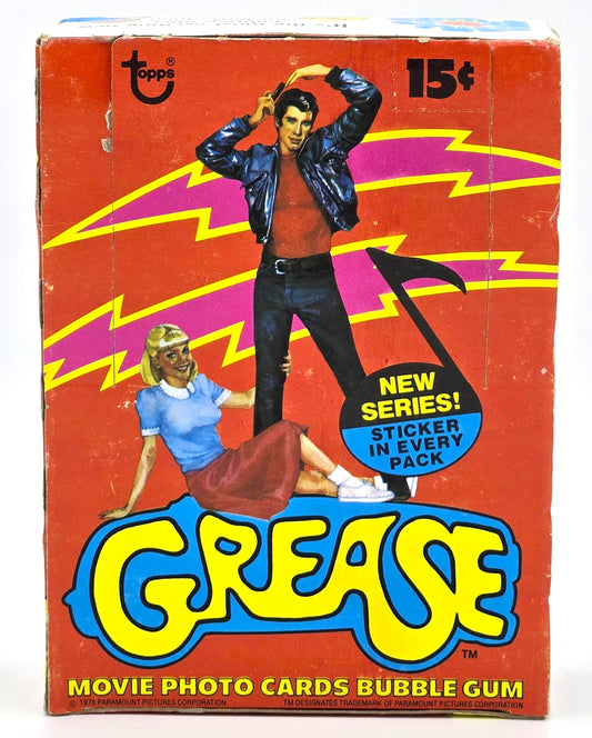 1978 Topps Grease Movie Trading Cards Rare Series Two Wax Box (36 Packs)