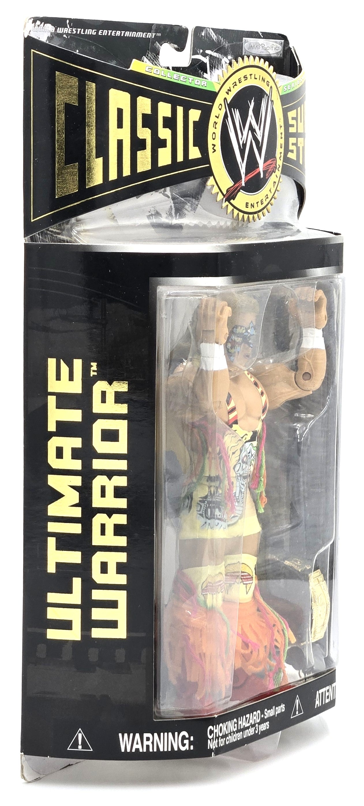 2007 Jakks Pacific WWE Classic Super Stars Ultimate Warrior Series 14 7in Figure