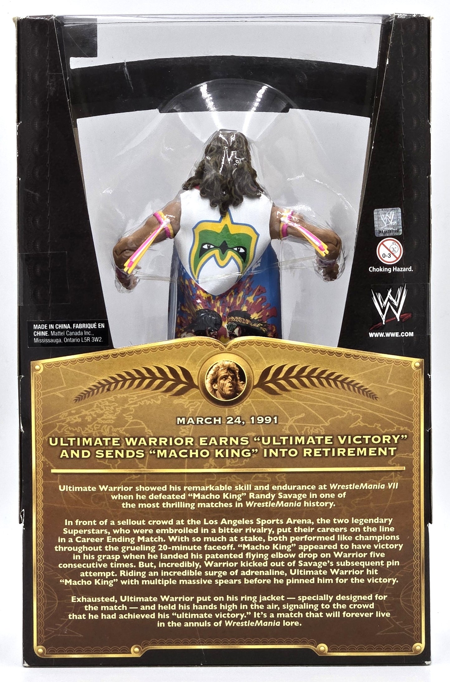 2011 Mattel Elite Collection WWE Defining Moments Ultimate Warrior Series 2 7in Figure