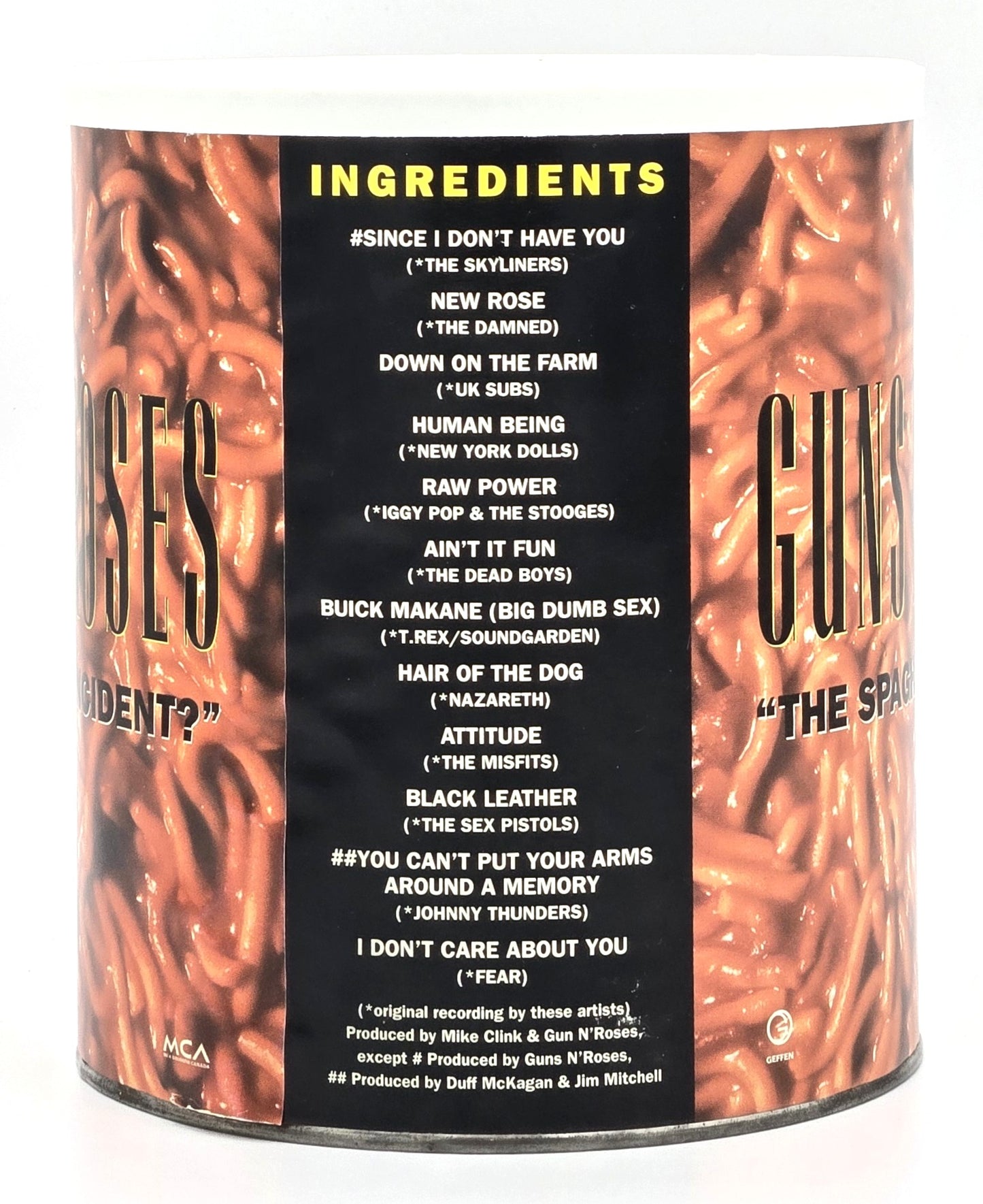 1993 Guns N' Roses The Spaghetti Incident Limited Edition Promo Can CD Bundle *Sealed*