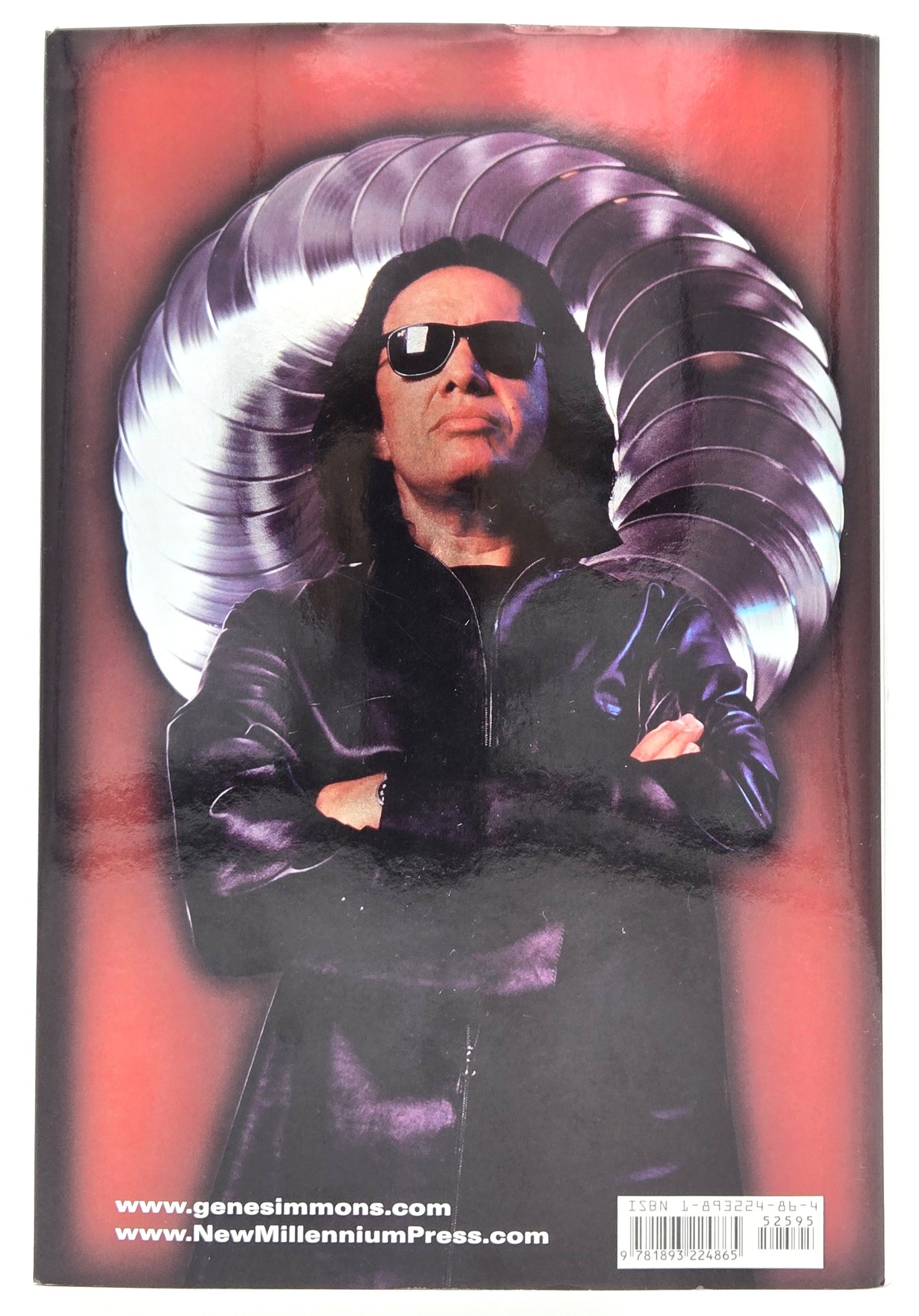 2003 Sex Money Kiss by Gene Simmons Vintage Hardcover Book - Autographed Limited Edition