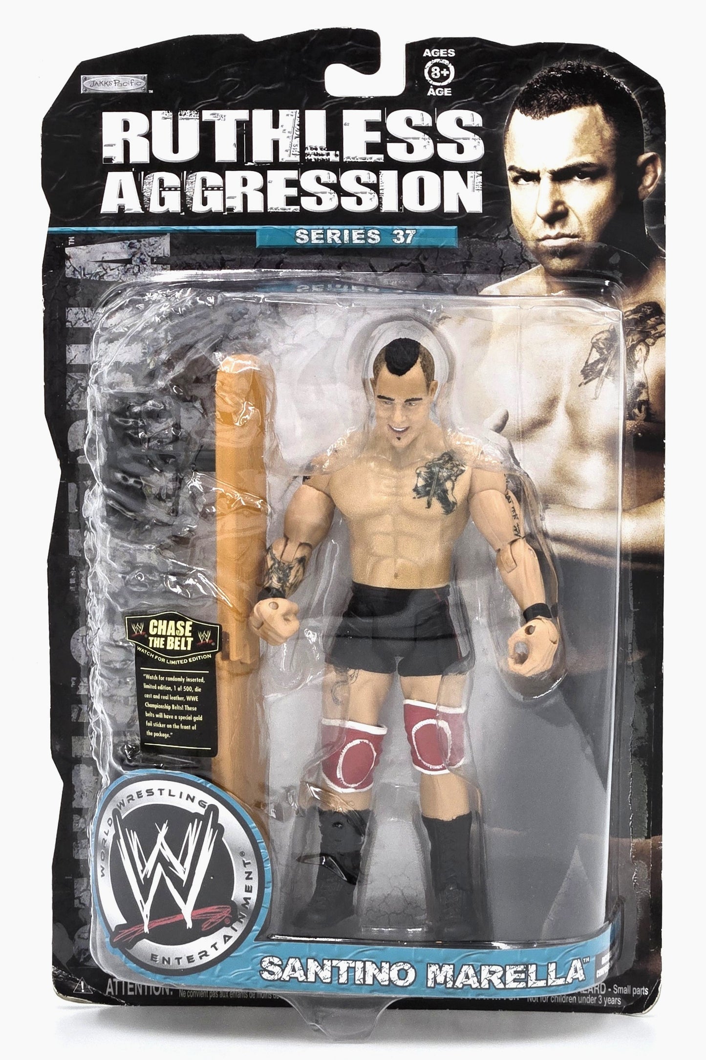 2008 Jakks Pacific WWE Ruthless Aggression Series 37 Santino Marella 7in Figure