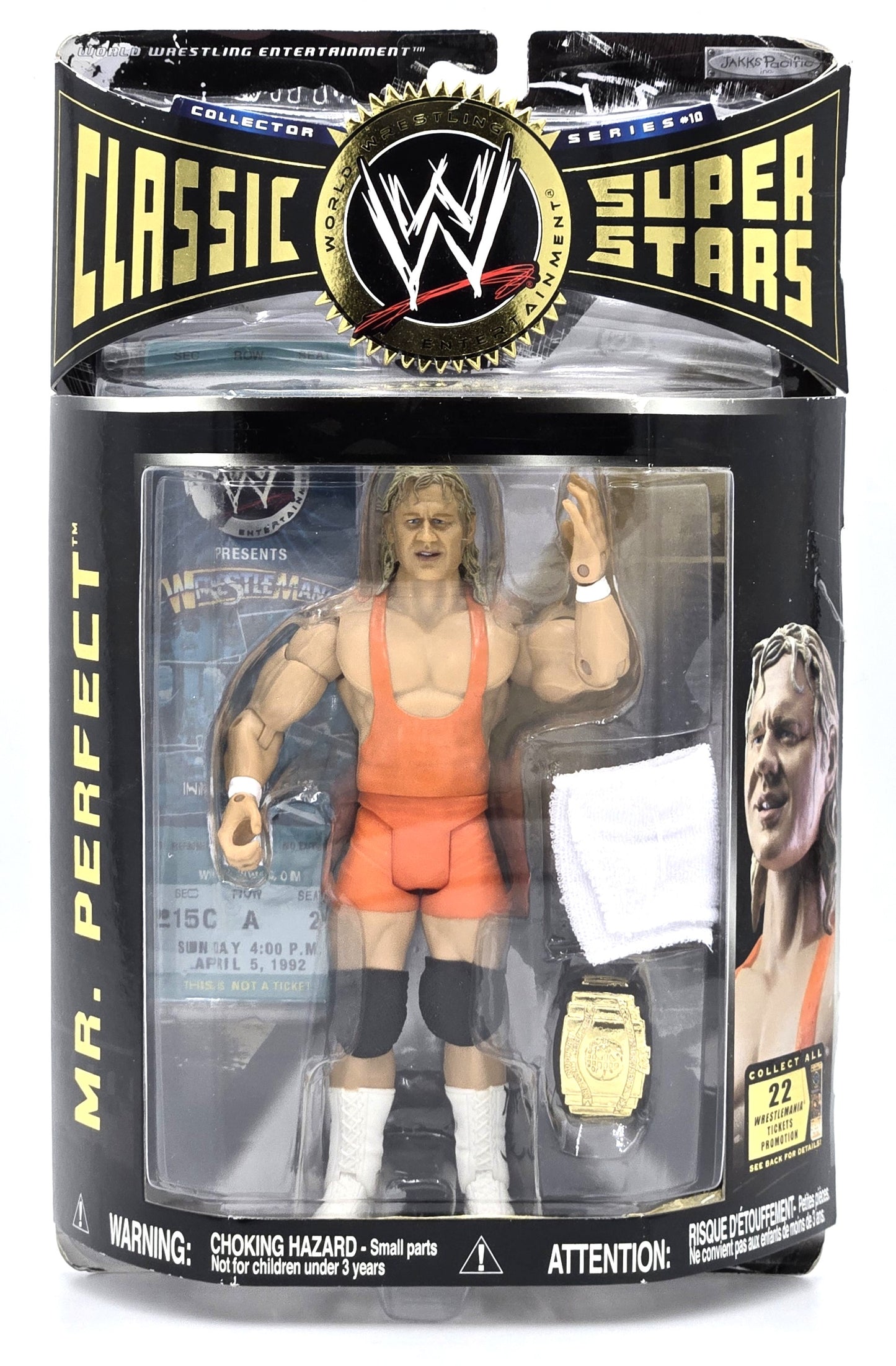 2006 Jakks Pacific WWE Classic Super Stars Mr. Perfect Series 10 7in Figure