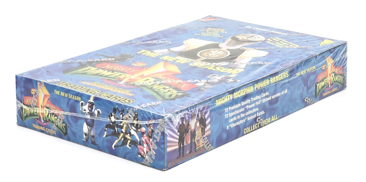 1994 Collect-A-Card Mighty Morphin' Power Rangers Characters Subset Hobby Box (36 Packs) Sealed