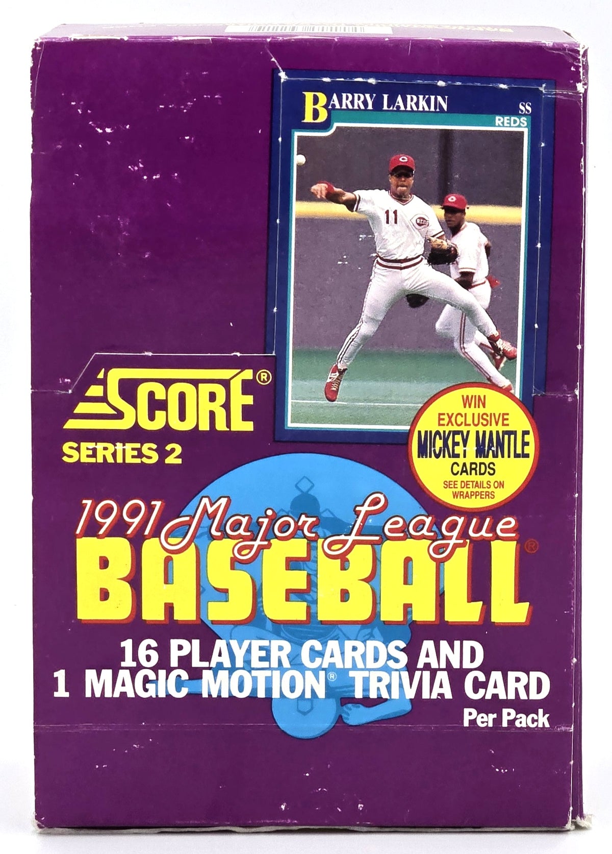 1991 Score MLB Baseball Card Series 2 Wax Box (36 Packs)