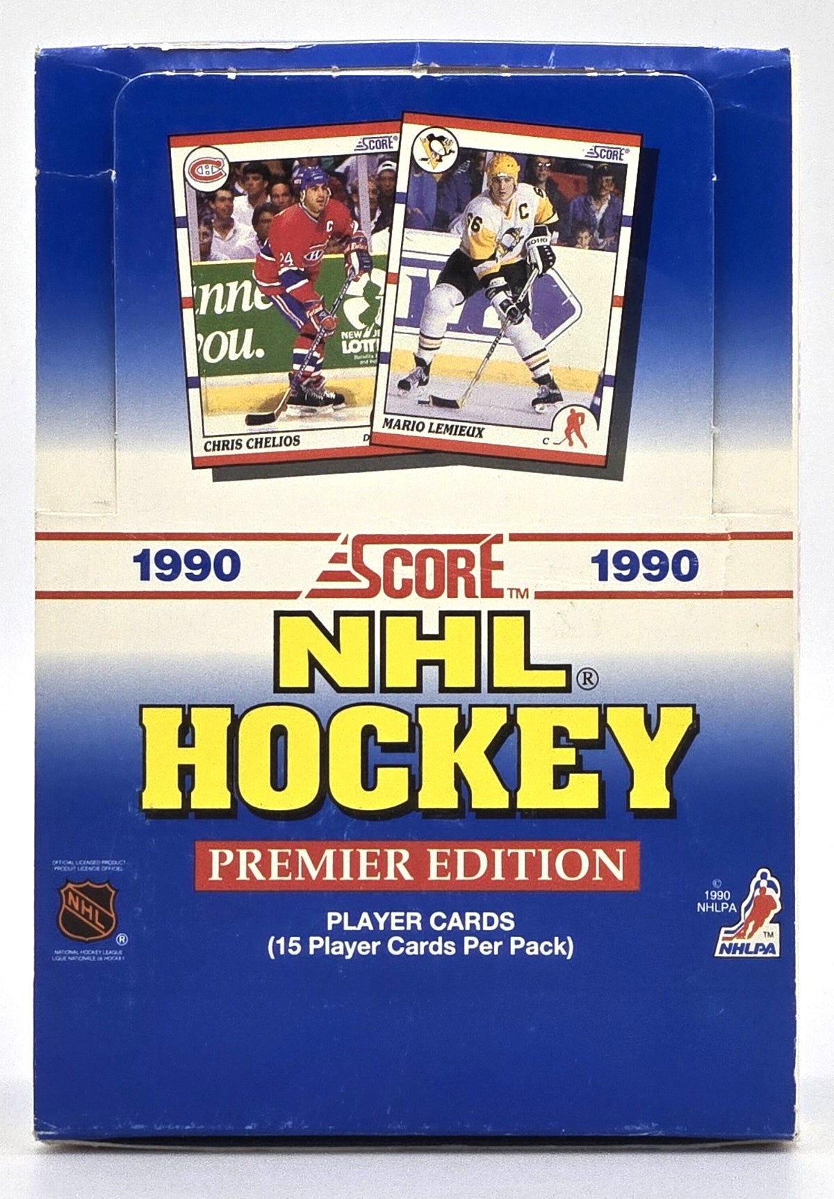 1990/91 Score Premier US Edition NHL Hockey Wax Box (36 Packs)