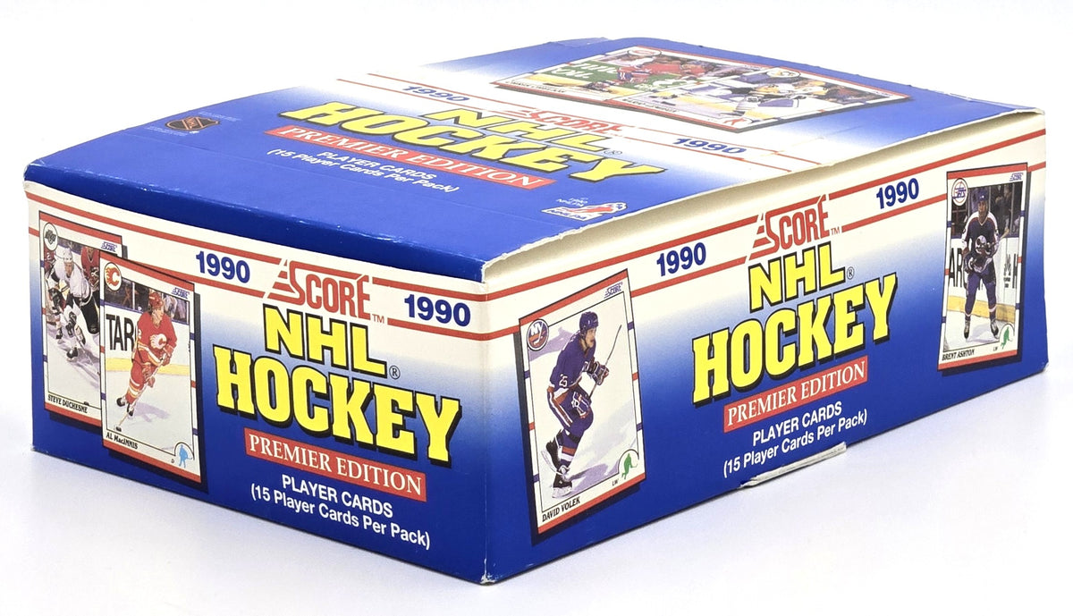 1990/91 Score Premier US Edition NHL Hockey Wax Box (36 Packs)