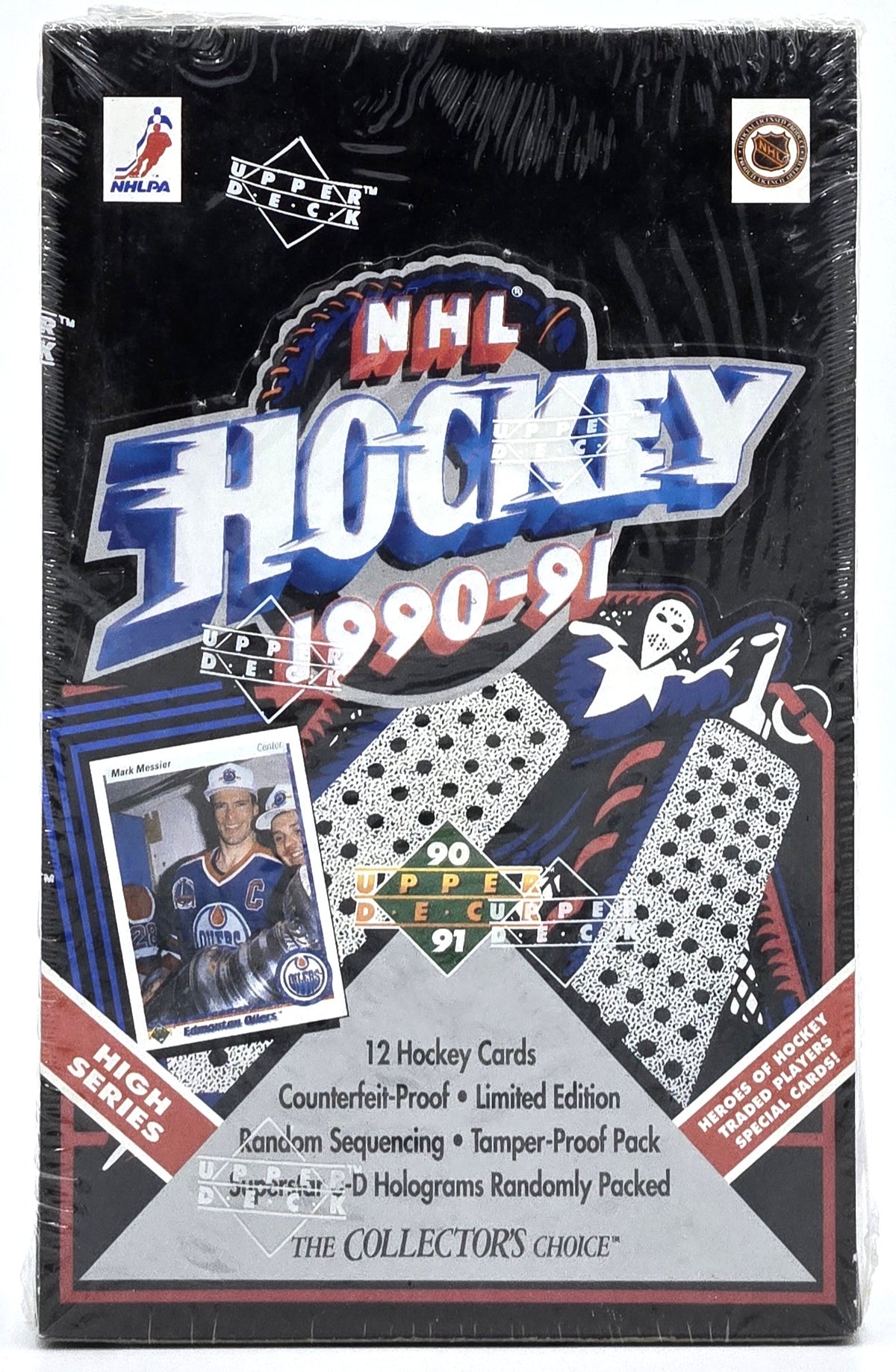 1990/91 Upper Deck Hockey Cards High Series Hobby Wax Box (36 Packs) Pavel Bure Young Guns