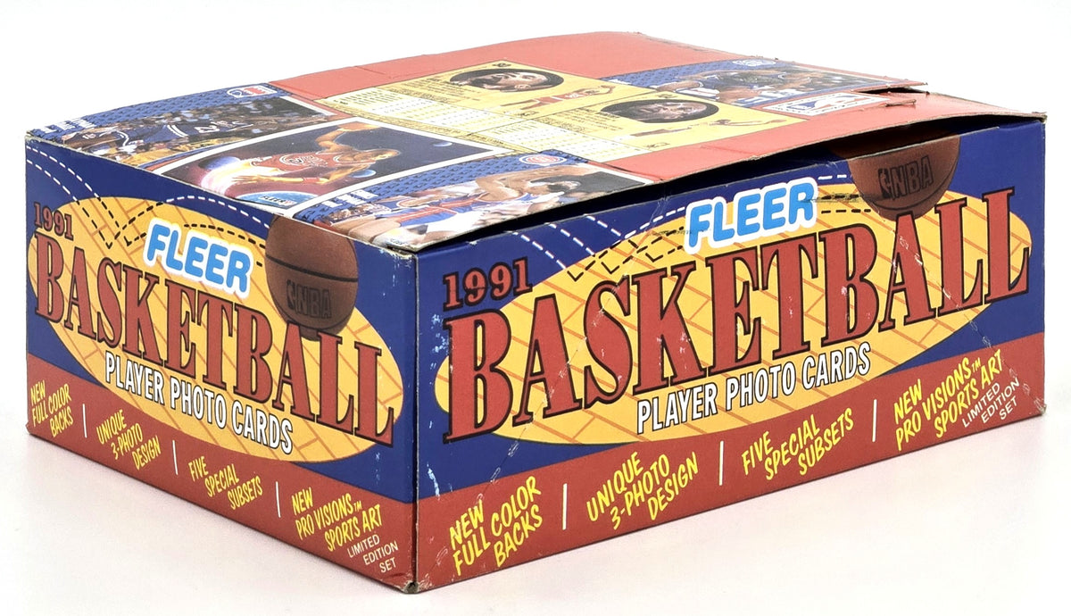 1991 Fleer NBA Basketball Card Full Wax Box (36 Packs) Michael Jordan