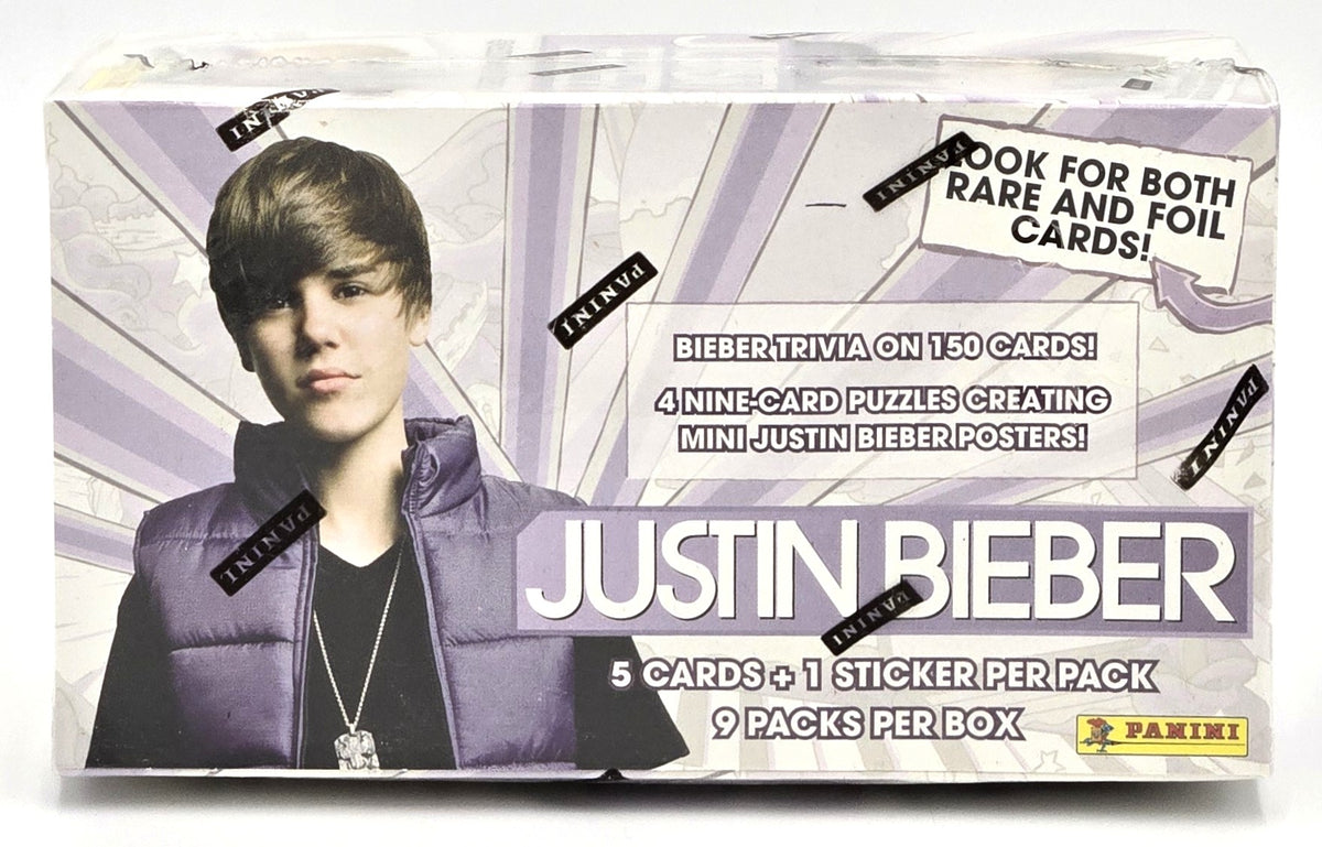 2020 Panini Justin Bieber Trading Card Blaster Box (9 Packs) Sealed Possible DRAKE Rookie