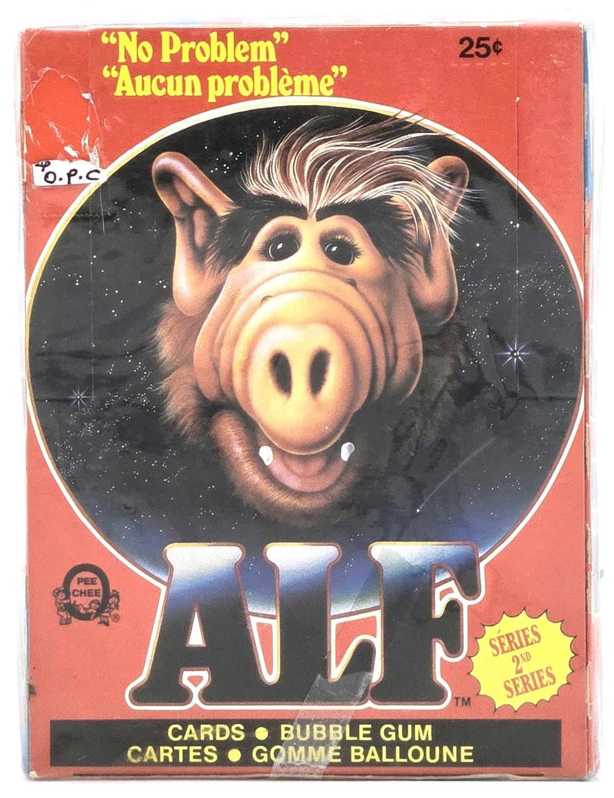 1987 O-Pee-Chee ALF TV Show Series 2 Trading Card Wax Box (48 Packs) Rare!