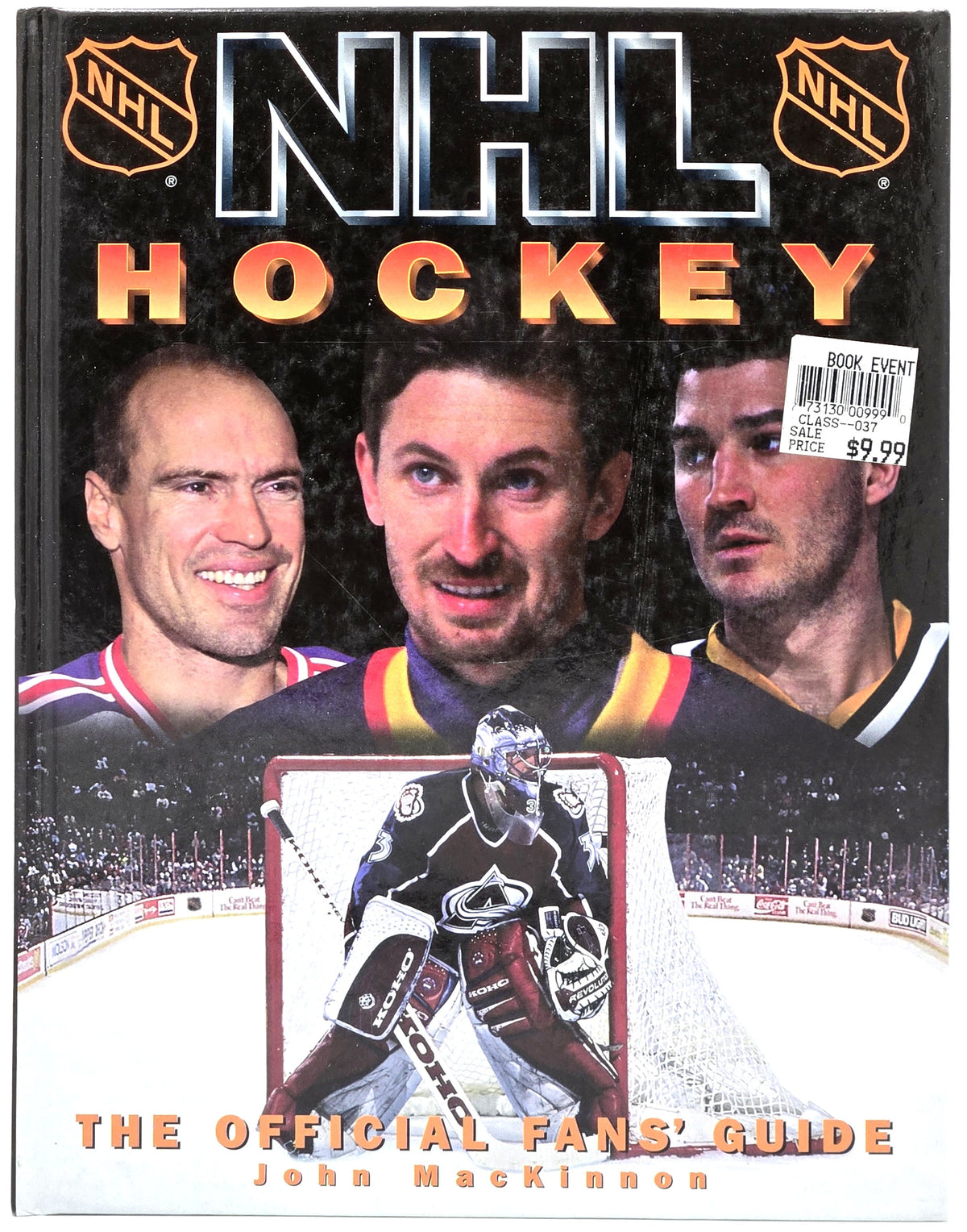 1997 NHL Hockey: The Official Fans' Guide by John MacKinnon Vintage Hardcover Book VG/EX Condition