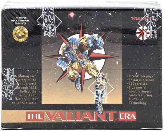 1993 Upper Deck The Valiant Era Trading Cards Hobby Box (36 Packs) Sealed