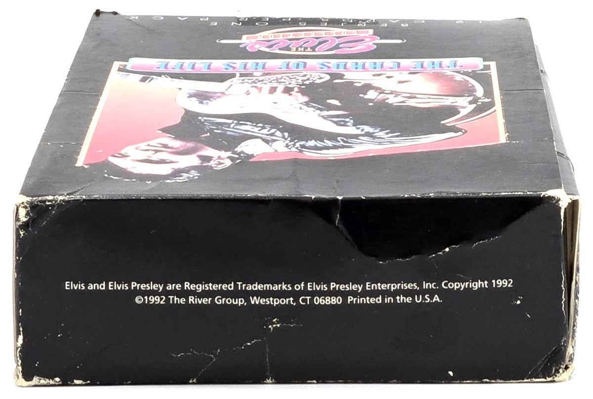 1992 River Group The Elvis Collection Series 1 Trading Cards Wax Box (36 Packs)