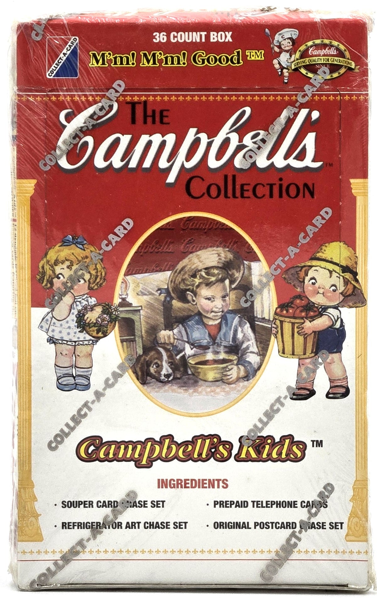 1995 Collect-A-Card The Campbell's Collection Trading Cards Wax Box (36 Packs) Sealed