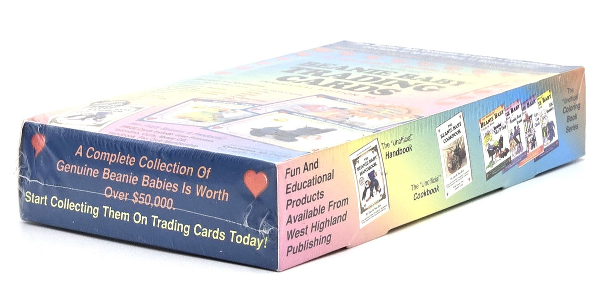 1998 "Unofficial" Beanie Baby Trading Cards Inaugural Edition Wax Box (36 Packs) Sealed, Rare