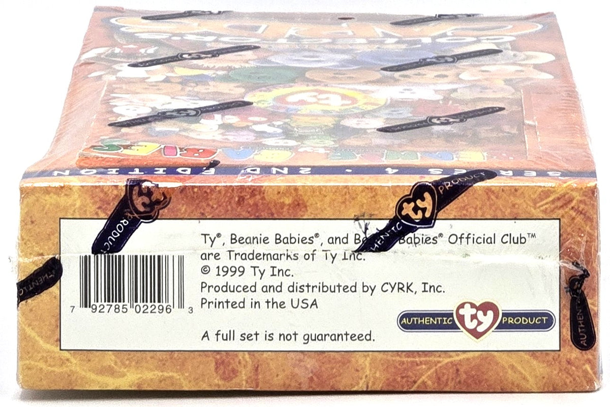 1999 Official Ty Beanie Babies Series 4 2nd Edition Trading Cards Wax Box (36 Packs) Sealed