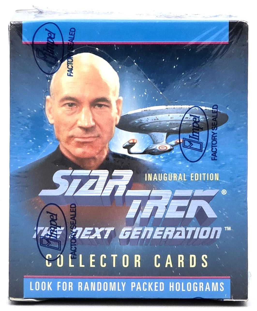 1992 Impel Star Trek: The Next Generation Inaugural Edition Trading Card Box (36 Packs) Sealed