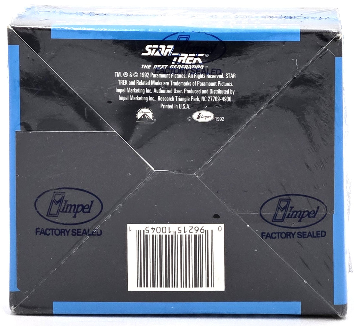 1992 Impel Star Trek: The Next Generation Inaugural Edition Trading Card Box (36 Packs) Sealed