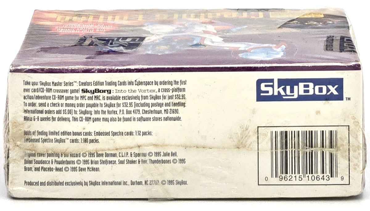 1995 SkyBox Master Series Creators Edition Trading Card Box (36 Packs) Sealed