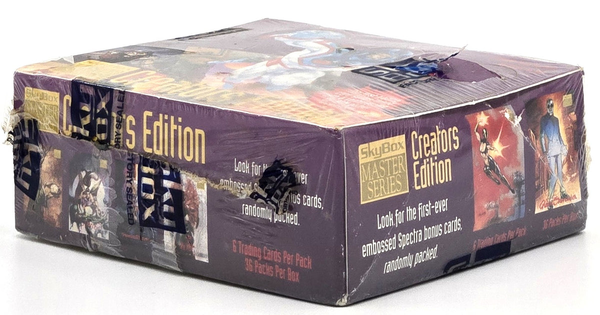 1995 SkyBox Master Series Creators Edition Trading Card Box (36 Packs) Sealed