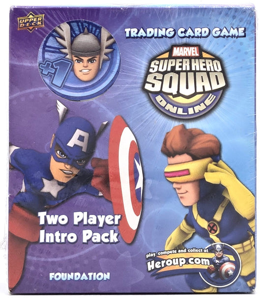 2012 Upper Deck Marvel Super Hero Squad Online Trading Card Game Two Player Intro Pack (2 30-Card Decks) Sealed