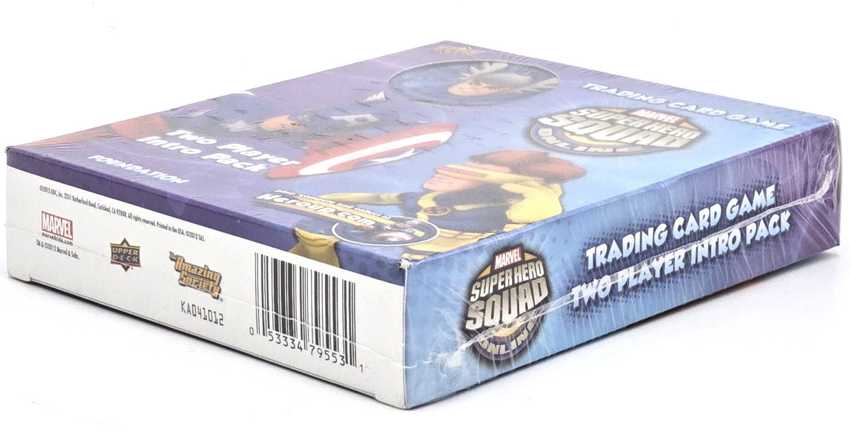 2012 Upper Deck Marvel Super Hero Squad Online Trading Card Game Two Player Intro Pack (2 30-Card Decks) Sealed