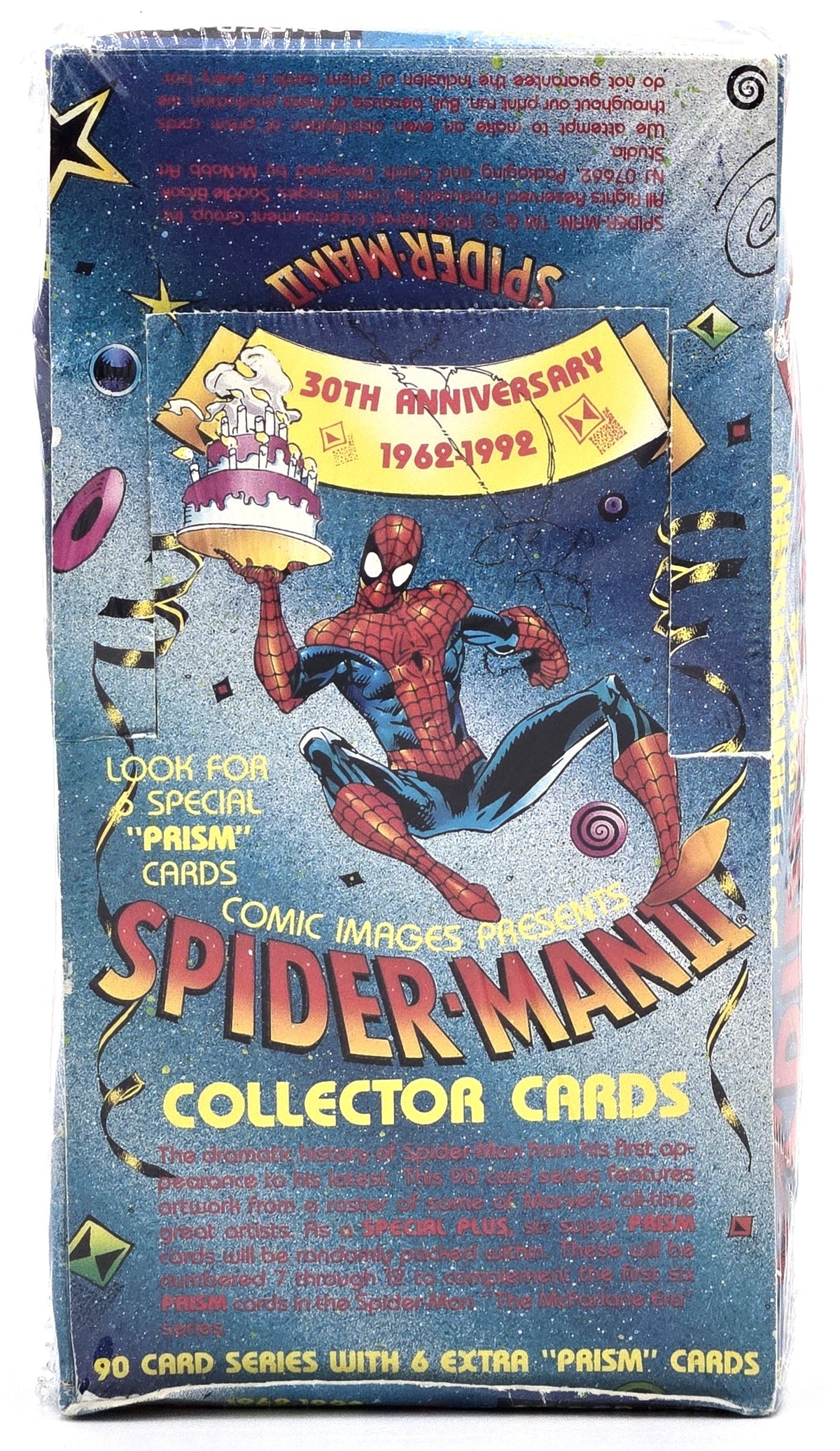 1992 Comic Images Spider-Man II 30th Anniversary Collector Cards Trading Card Box (48 Packs) Sealed