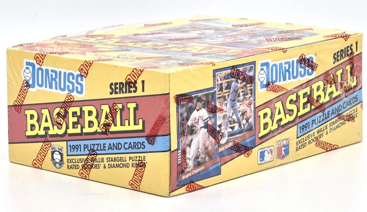 1991 Donruss MLB Baseball Card Wax Box (36 Packs) Sealed