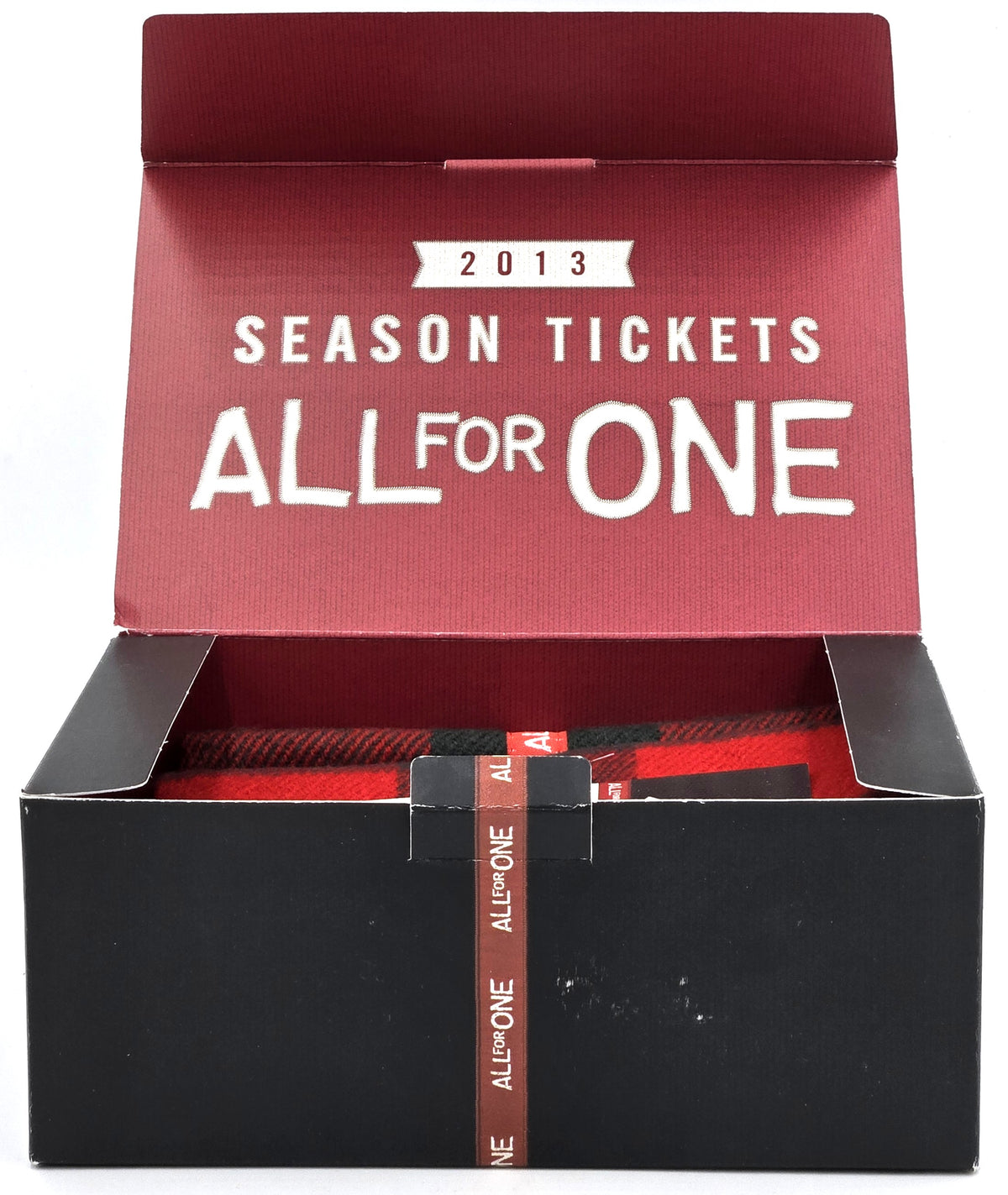 Official 2013 Toronto FC Season Ticket Holder "All For One" Scarf Gift Box Set TFC Soccer