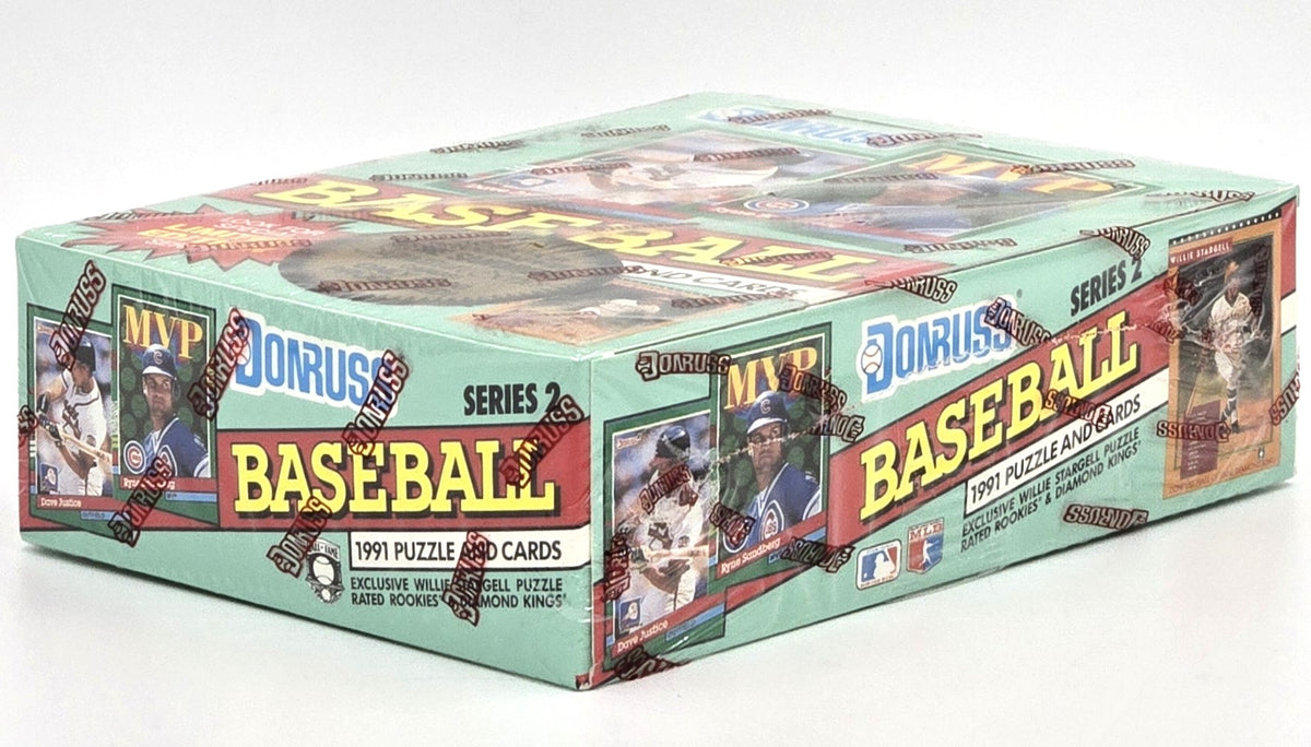 1991 Donruss Series 2 MLB Baseball Card Wax Box (36 Packs) Sealed Possible Ryne Sandberg Autograph