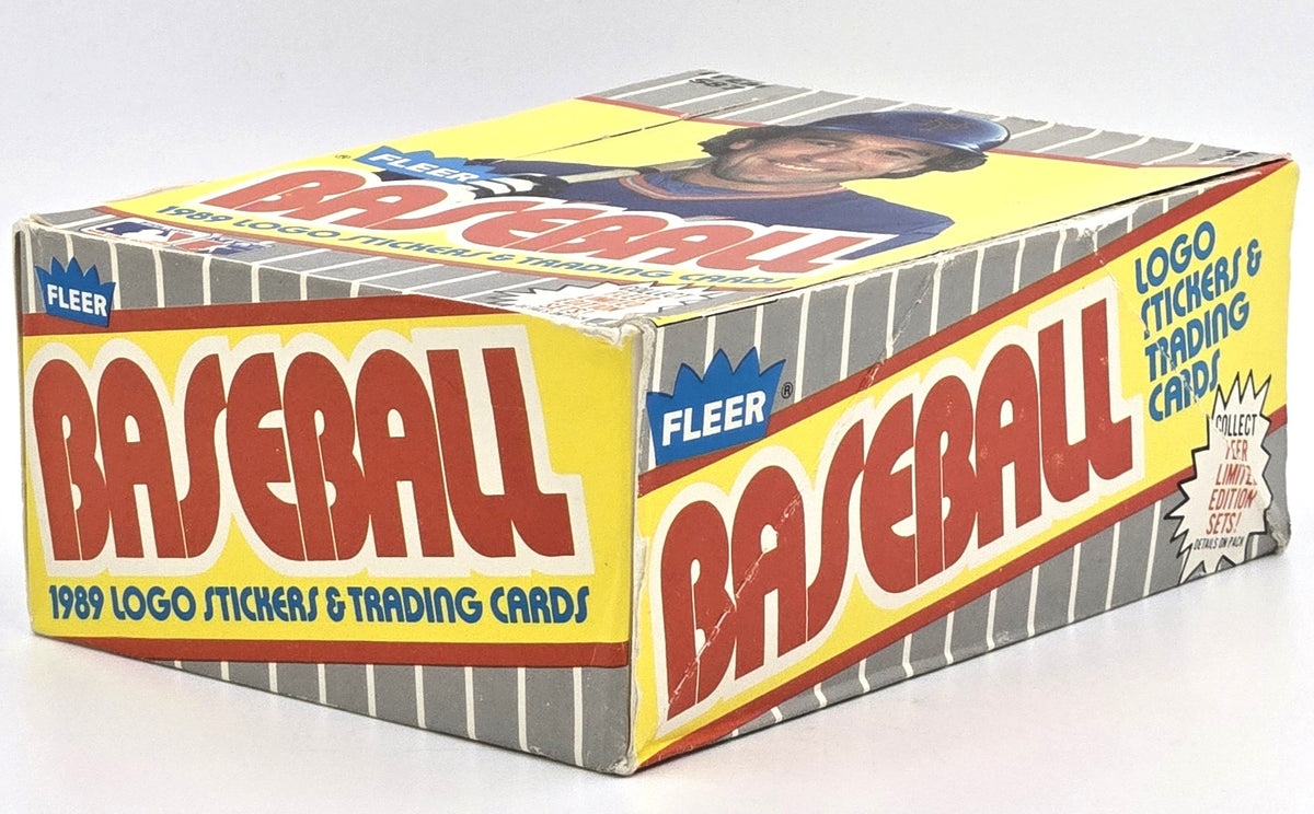 1989 Fleer MLB Baseball Card Wax Box (36 Packs) Possible Ken Griffey Jr Rookie, Billy Ripken Error